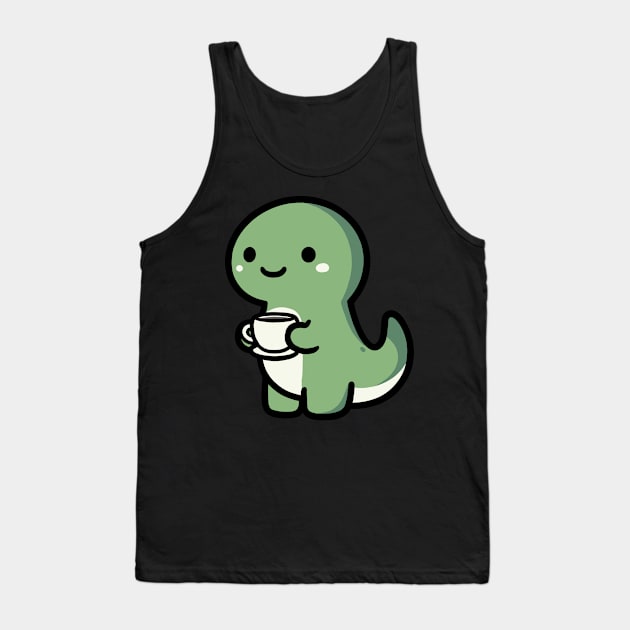 Tea-rex Tank Top by fleurdesignart